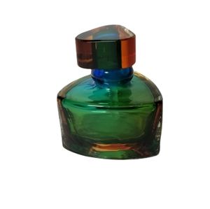 Sommerso Art Glass Perfume bottle blue, green brown with dabber